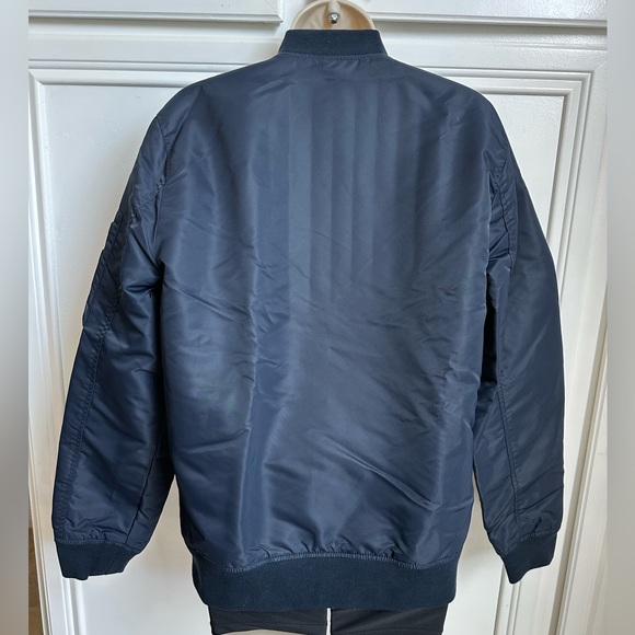 Abercrombie & Fitch Blue Full Zip Military Jacket. Size Small - Picture 2 of 9